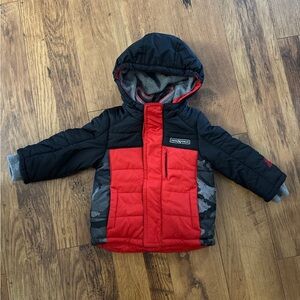 ZeroXposur Red and Black Puffer Jacket